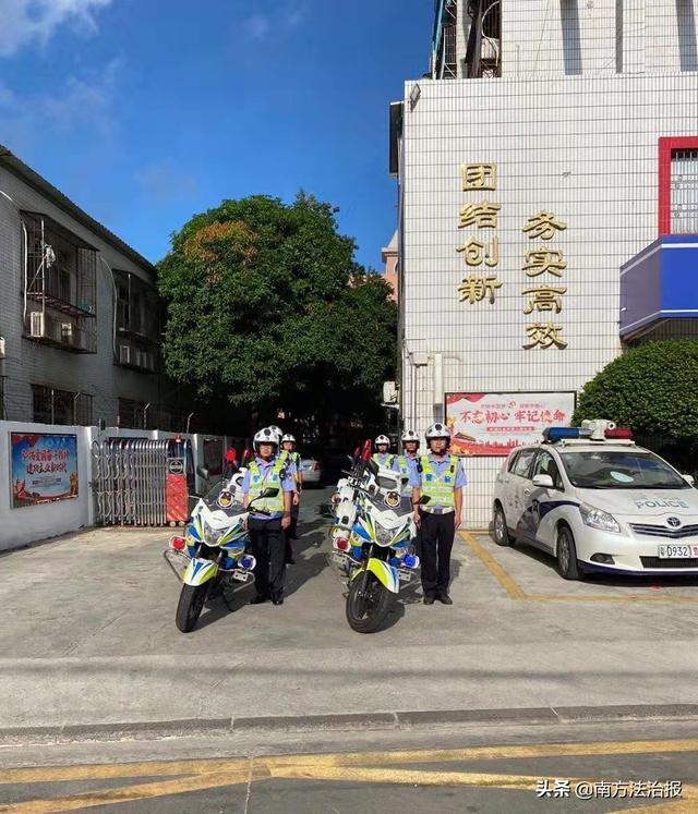 廣東汕頭交警警用摩托車巡邏新舉措來了(組圖)